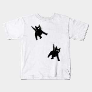 Black Cats Are Luck Kids T-Shirt